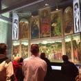 Гентският олтар - големи черно-бели снимки ще заместват липсващите за реставрация панели
